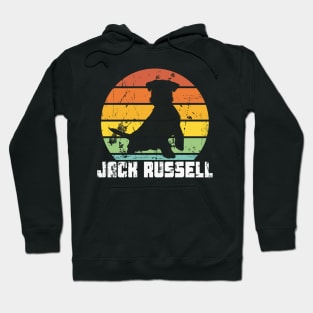 Jack Russell vintage Style Hoodie
